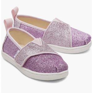 Toms Glitter Alpargata Slip-On
